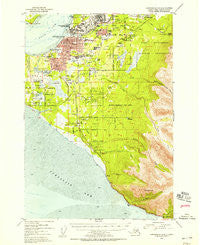 Anchorage A-8 Alaska Historical topographic map, 1:63360 scale, 15 X 15 Minute, Year 1953