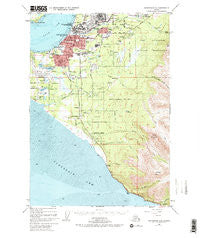 Anchorage A-8 Alaska Historical topographic map, 1:63360 scale, 15 X 15 Minute, Year 1952