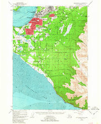 Anchorage A-8 Alaska Historical topographic map, 1:63360 scale, 15 X 15 Minute, Year 1952