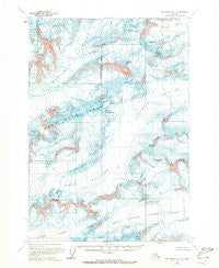 Anchorage B-1 Alaska Historical topographic map, 1:63360 scale, 15 X 15 Minute, Year 1960