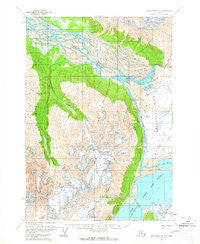 Anchorage B-5 Alaska Historical topographic map, 1:63360 scale, 15 X 15 Minute, Year 1960