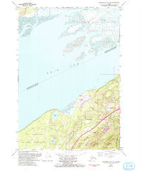 Anchorage B-7 NW Alaska Historical topographic map, 1:25000 scale, 7.5 X 7.5 Minute, Year 1979