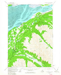 Anchorage B-7 Alaska Historical topographic map, 1:63360 scale, 15 X 15 Minute, Year 1960