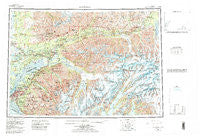 Anchorage Alaska Historical topographic map, 1:250000 scale, 1 X 3 Degree, Year 1962