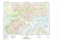 Anchorage Alaska Historical topographic map, 1:250000 scale, 1 X 3 Degree, Year 1962