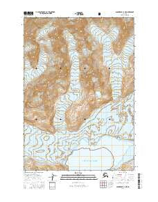 Anchorage A-1 NE Alaska Current topographic map, 1:25000 scale, 7.5 X 7.5 Minute, Year 2016