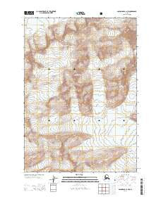 Anchorage A-1 NW Alaska Current topographic map, 1:25000 scale, 7.5 X 7.5 Minute, Year 2013