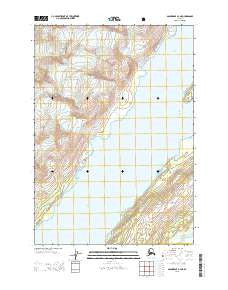 Anchorage A-3 NE Alaska Current topographic map, 1:25000 scale, 7.5 X 7.5 Minute, Year 2013