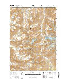Anchorage A-6 SW Alaska Current topographic map, 1:25000 scale, 7.5 X 7.5 Minute, Year 2016