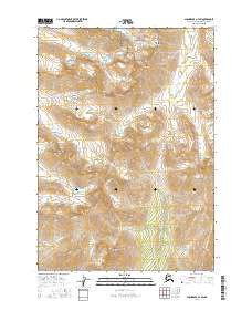 Anchorage A-7 SW Alaska Current topographic map, 1:25000 scale, 7.5 X 7.5 Minute, Year 2016