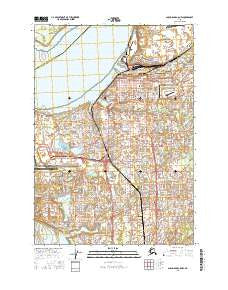 Anchorage A-8 NW Alaska Current topographic map, 1:25000 scale, 7.5 X 7.5 Minute, Year 2016