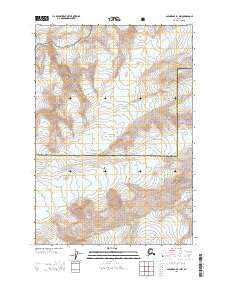 Anchorage B-1 NW Alaska Current topographic map, 1:25000 scale, 7.5 X 7.5 Minute, Year 2013