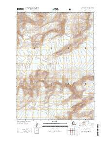 Anchorage B-1 SW Alaska Current topographic map, 1:25000 scale, 7.5 X 7.5 Minute, Year 2013