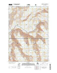 Anchorage B-2 NW Alaska Current topographic map, 1:25000 scale, 7.5 X 7.5 Minute, Year 2013