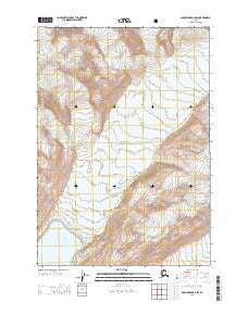 Anchorage B-2 SW Alaska Current topographic map, 1:25000 scale, 7.5 X 7.5 Minute, Year 2013
