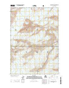 Anchorage B-3 NE Alaska Current topographic map, 1:25000 scale, 7.5 X 7.5 Minute, Year 2013
