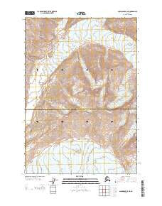 Anchorage B-4 NE Alaska Current topographic map, 1:25000 scale, 7.5 X 7.5 Minute, Year 2013
