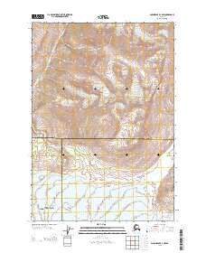 Anchorage B-4 NW Alaska Current topographic map, 1:25000 scale, 7.5 X 7.5 Minute, Year 2013