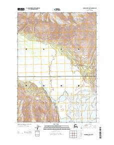 Anchorage B-5 NE Alaska Current topographic map, 1:25000 scale, 7.5 X 7.5 Minute, Year 2013