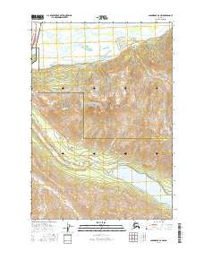 Anchorage B-6 NW Alaska Current topographic map, 1:25000 scale, 7.5 X 7.5 Minute, Year 2016