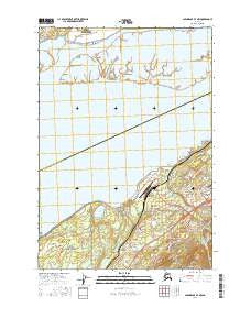 Anchorage B-7 NW Alaska Current topographic map, 1:25000 scale, 7.5 X 7.5 Minute, Year 2016