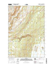 Anchorage D-1 NE Alaska Current topographic map, 1:25000 scale, 7.5 X 7.5 Minute, Year 2016