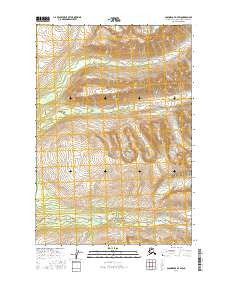 Anchorage D-7 SW Alaska Current topographic map, 1:25000 scale, 7.5 X 7.5 Minute, Year 2016
