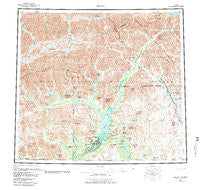 Arctic Alaska Historical topographic map, 1:250000 scale, 1 X 3 Degree, Year 1956