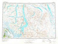 Atlin Alaska Historical topographic map, 1:250000 scale, 1 X 3 Degree, Year 1960