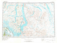 Atlin Alaska Historical topographic map, 1:250000 scale, 1 X 3 Degree, Year 1960