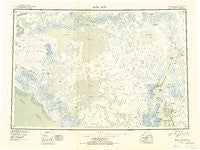 Baird Inlet Alaska Historical topographic map, 1:250000 scale, 1 X 3 Degree, Year 1951