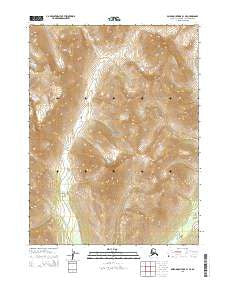 Baird Mountains B-1 NE Alaska Current topographic map, 1:25000 scale, 7.5 X 7.5 Minute, Year 2015