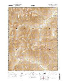 Baird Mountains B-3 NE Alaska Current topographic map, 1:25000 scale, 7.5 X 7.5 Minute, Year 2015