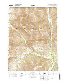 Baird Mountains C-2 SW Alaska Current topographic map, 1:25000 scale, 7.5 X 7.5 Minute, Year 2015