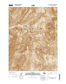 Baird Mountains C-6 NE Alaska Current topographic map, 1:25000 scale, 7.5 X 7.5 Minute, Year 2015