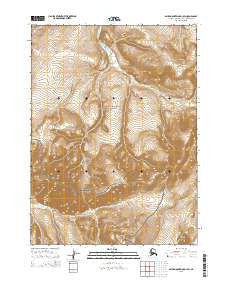Baird Mountains D-1 SW Alaska Current topographic map, 1:25000 scale, 7.5 X 7.5 Minute, Year 2015