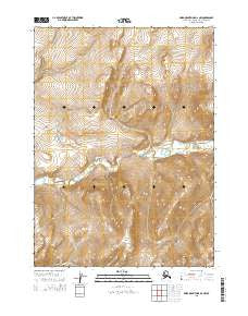 Baird Mountains D-2 NW Alaska Current topographic map, 1:25000 scale, 7.5 X 7.5 Minute, Year 2015