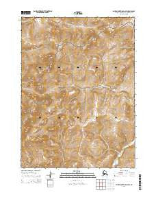 Baird Mountains D-2 SW Alaska Current topographic map, 1:25000 scale, 7.5 X 7.5 Minute, Year 2015