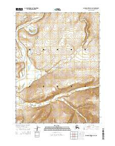 Baird Mountains D-3 NE Alaska Current topographic map, 1:25000 scale, 7.5 X 7.5 Minute, Year 2015