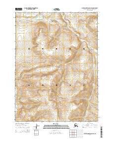 Baird Mountains D-3 SW Alaska Current topographic map, 1:25000 scale, 7.5 X 7.5 Minute, Year 2015