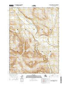 Baird Mountains D-5 NE Alaska Current topographic map, 1:25000 scale, 7.5 X 7.5 Minute, Year 2015