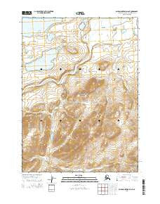 Baird Mountains D-6 NE Alaska Current topographic map, 1:25000 scale, 7.5 X 7.5 Minute, Year 2015
