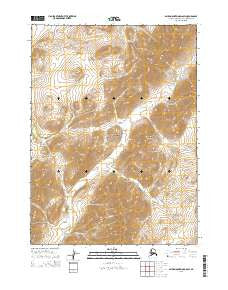 Baird Mountains D-6 SW Alaska Current topographic map, 1:25000 scale, 7.5 X 7.5 Minute, Year 2015
