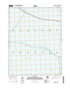 Barrow A-2 NE Alaska Current topographic map, 1:25000 scale, 7.5 X 7.5 Minute, Year 2016