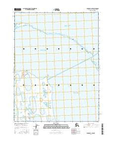 Barrow A-2 NW Alaska Current topographic map, 1:25000 scale, 7.5 X 7.5 Minute, Year 2016