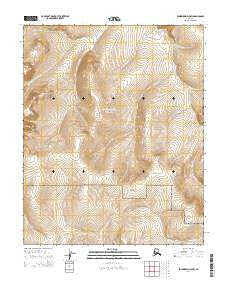 Bendeleben D-5 SW Alaska Current topographic map, 1:25000 scale, 7.5 X 7.5 Minute, Year 2014