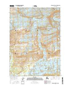 Bering Glacier A-4 NE Alaska Current topographic map, 1:25000 scale, 7.5 X 7.5 Minute, Year 2016