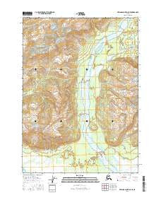 Bering Glacier A-5 NE Alaska Current topographic map, 1:25000 scale, 7.5 X 7.5 Minute, Year 2016