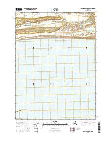 Bering Glacier A-5 SW Alaska Current topographic map, 1:25000 scale, 7.5 X 7.5 Minute, Year 2016