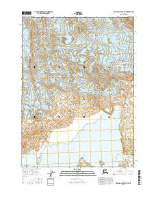Bering Glacier A-7 NE Alaska Current topographic map, 1:25000 scale, 7.5 X 7.5 Minute, Year 2016